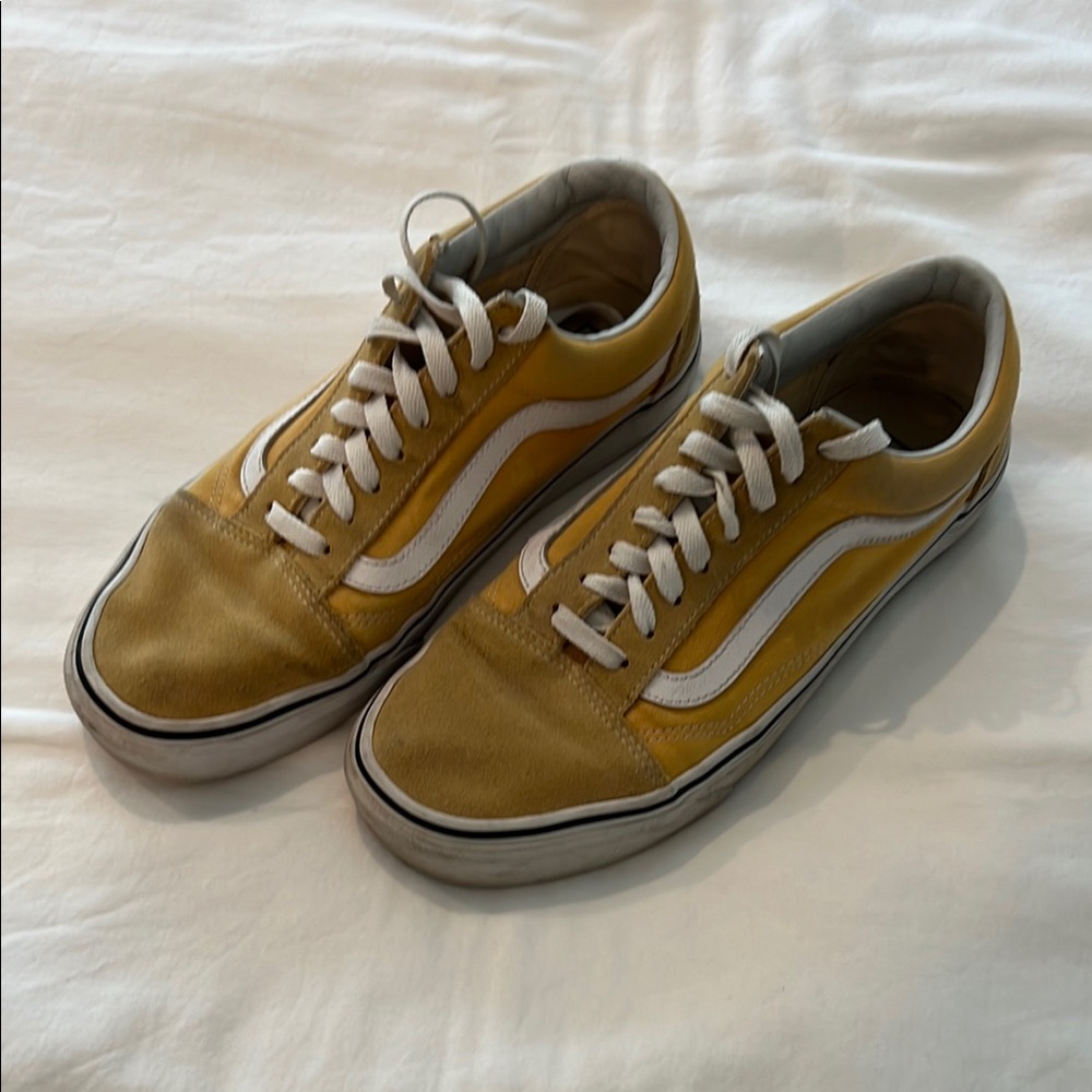 Vans Old Skool Low Top Sneakers - Yellow / White